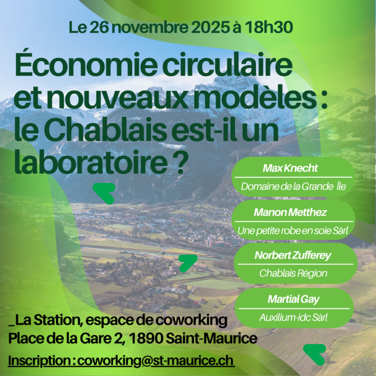 Economie circulaire et nouveaux modèles: le Chablais est-il un laboratoire?